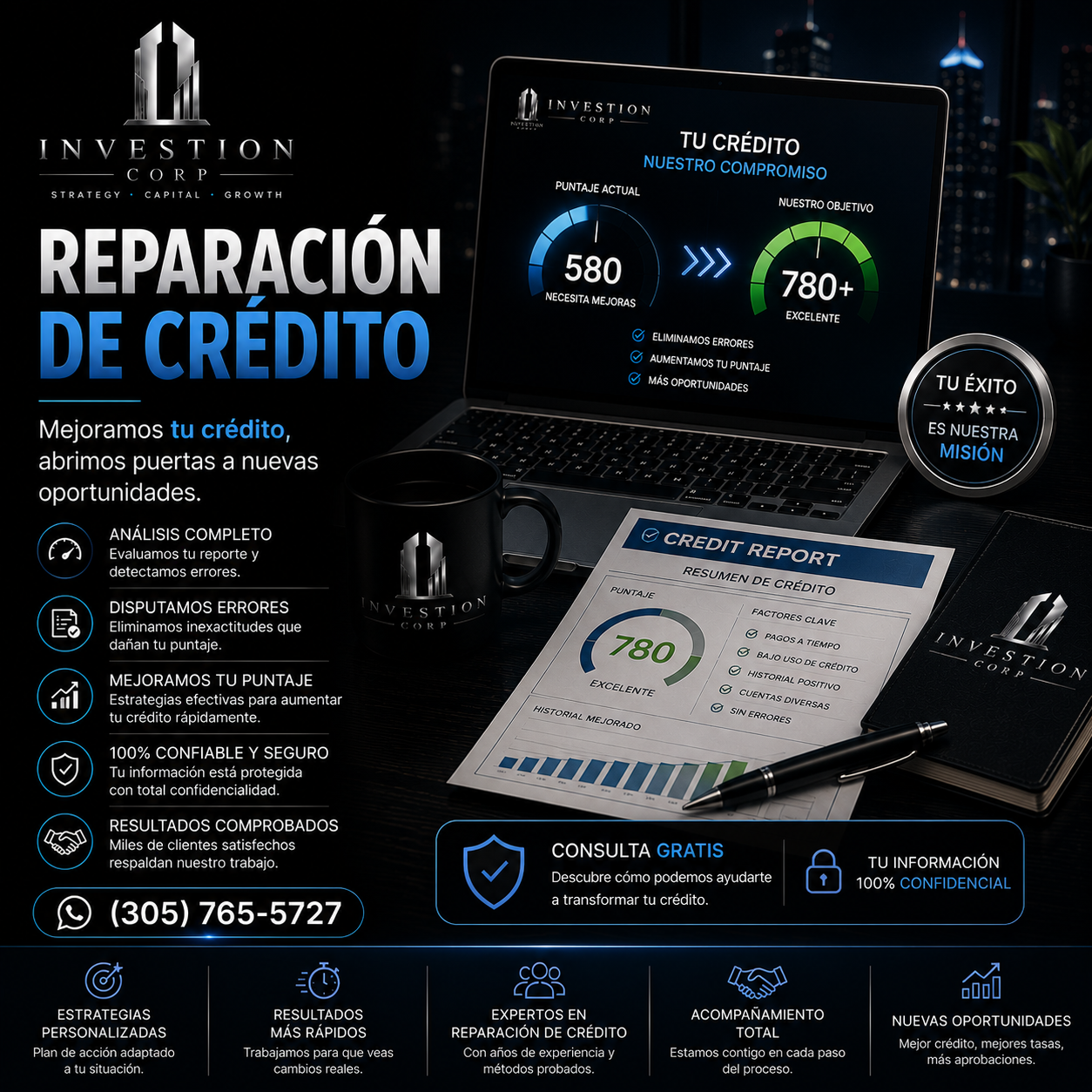 Servicio Profesional de Reparación de Crédito